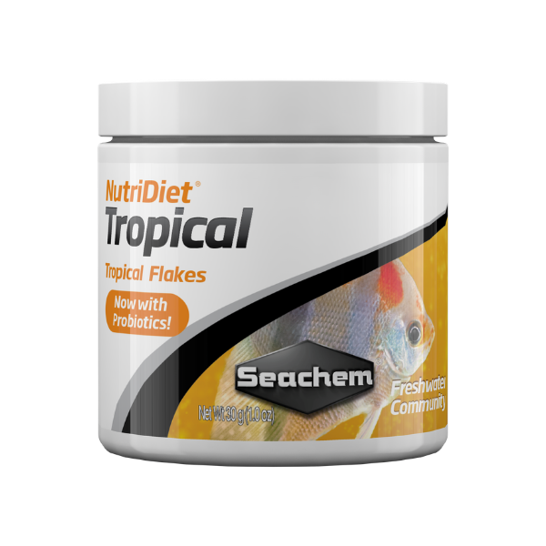 Seachem NutriDiet Tropical Flakes Probiotic Formula 30G