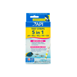 API 5 in 1 Aquarium Test Strips