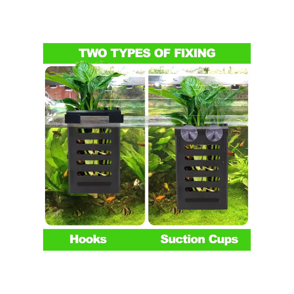 Aquarium Plant Holder with Hooks and Suction Cups - Image 2