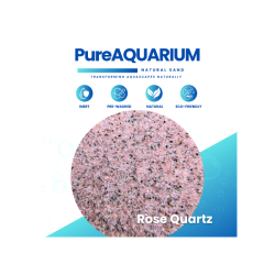 PureAquarium Natural Sand Rose Quartz