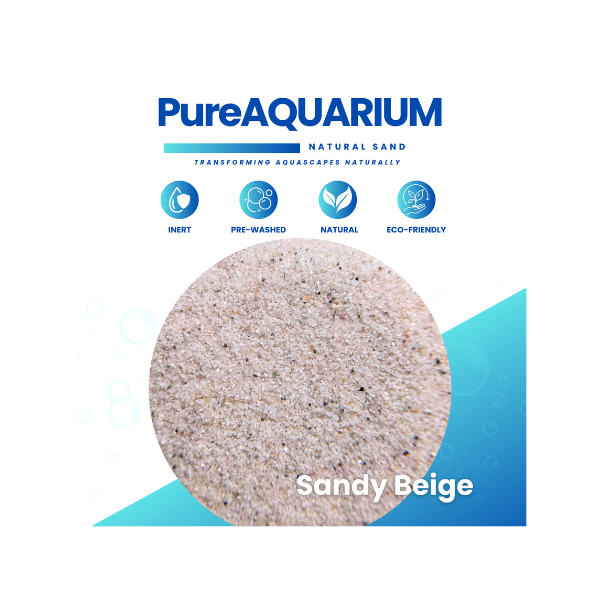 PureAquarium Natural Sand Sandy Beige