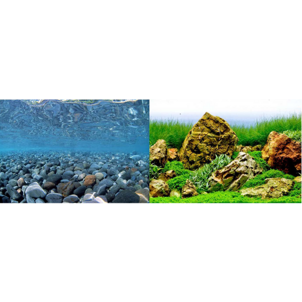 Seaview Background River Rock/Sea of Green