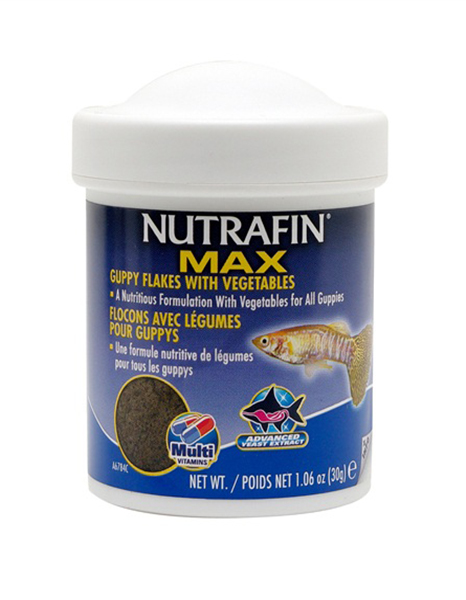Nutrafin Max Guppy Flakes with Vegetables 30G