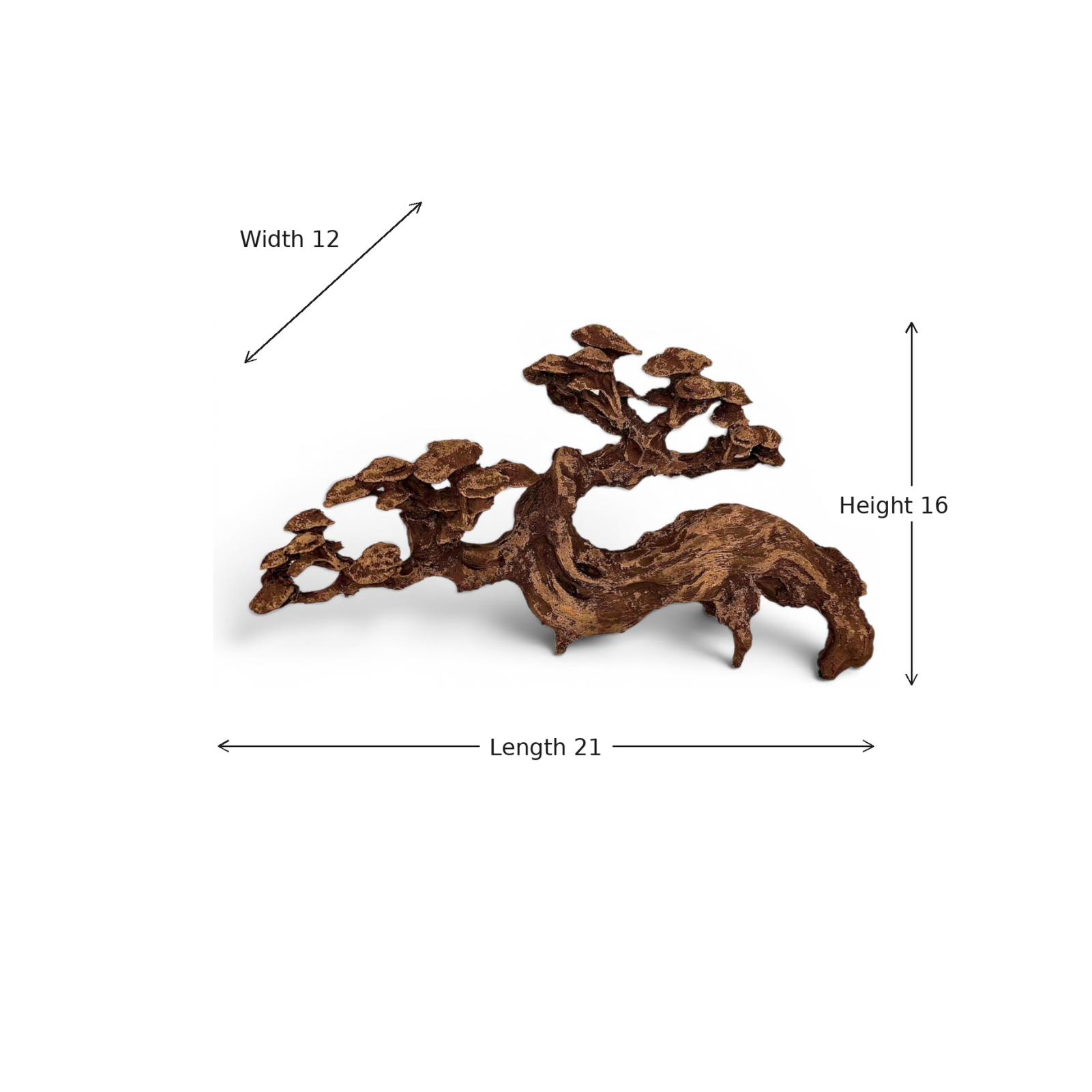 Sweeping Resin Bonsai Tree Ornament AE22ATL - Image 2