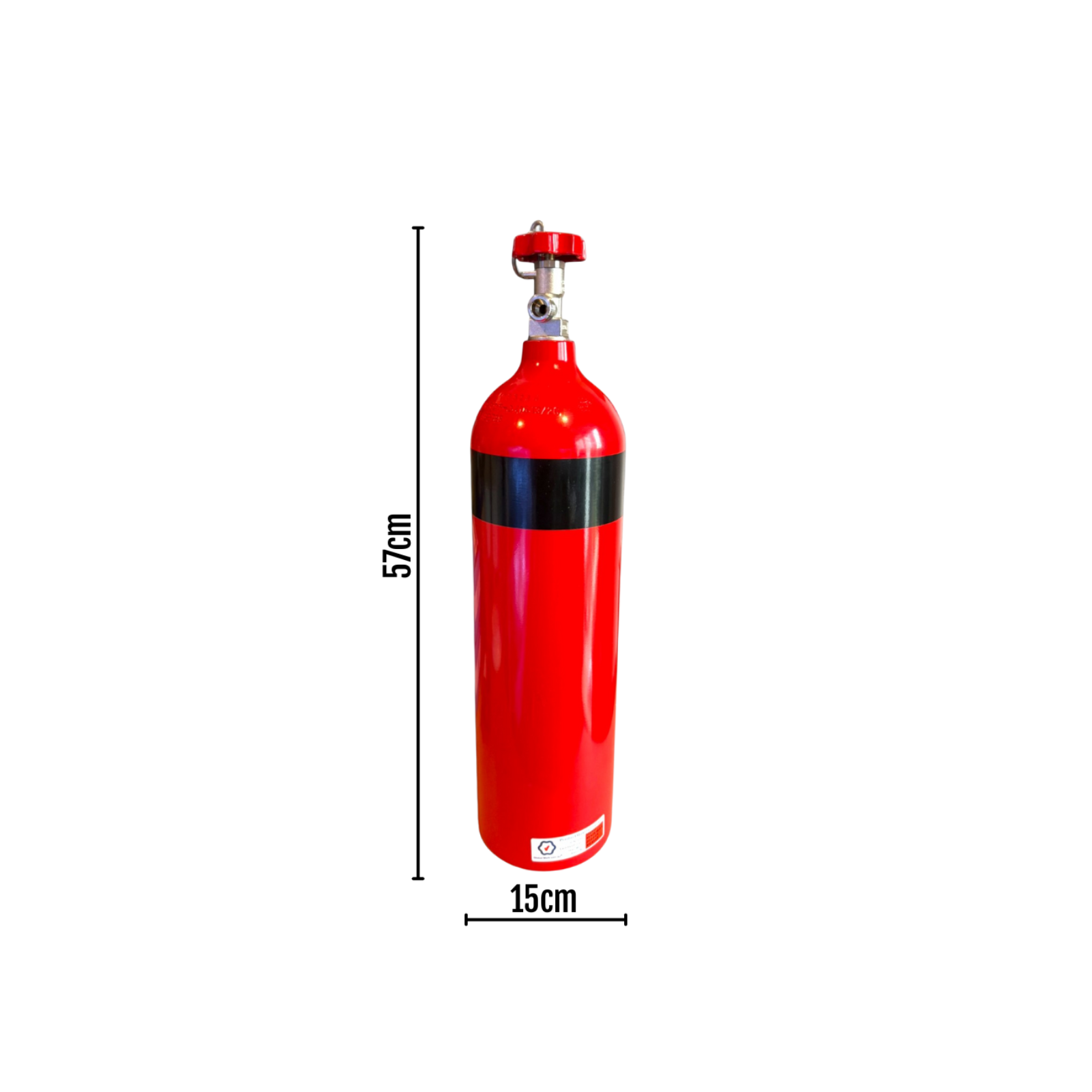 Co2 Valved Cylinder for Aquariums 3.5KG