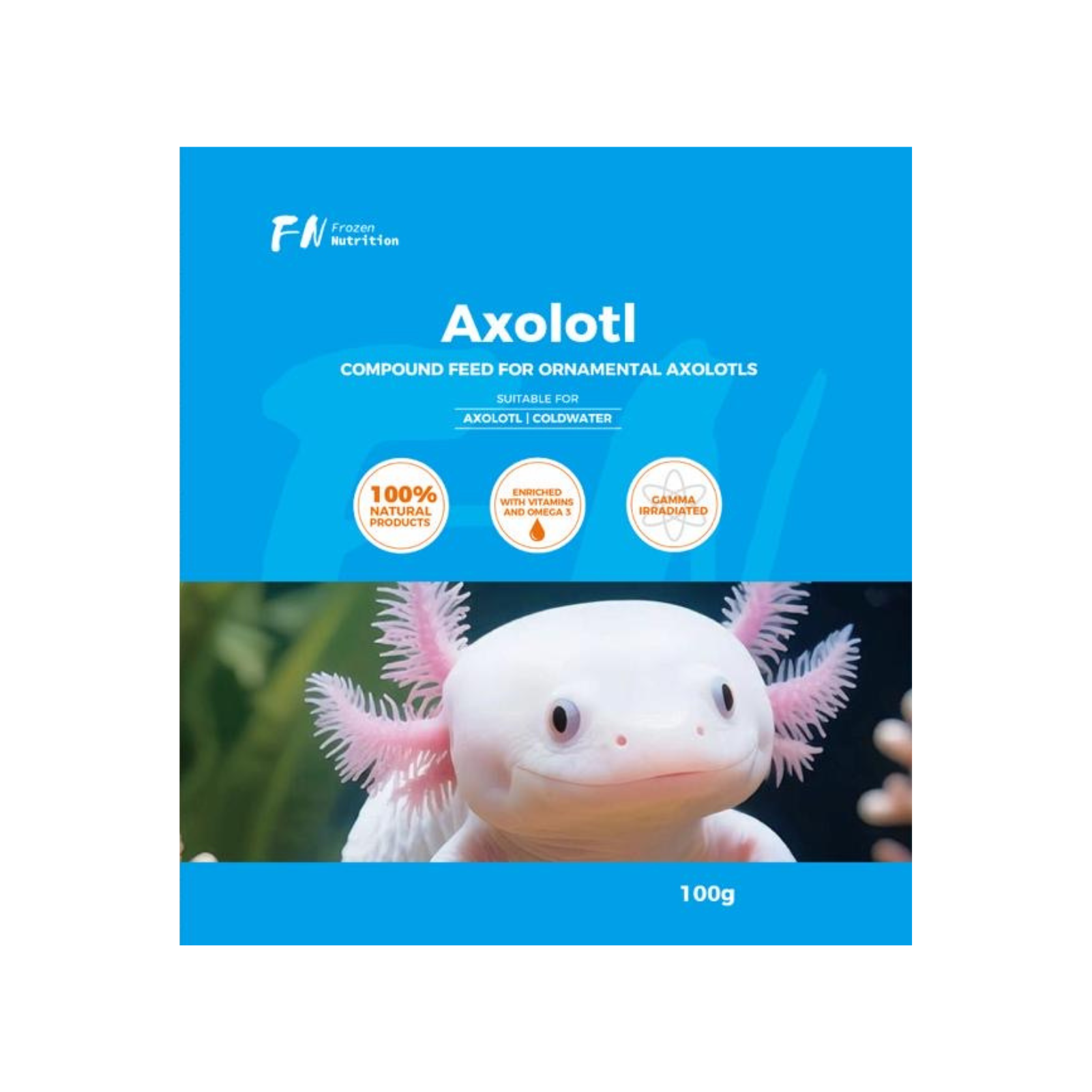 Frozen Nutrition Axolotl Mix 100G